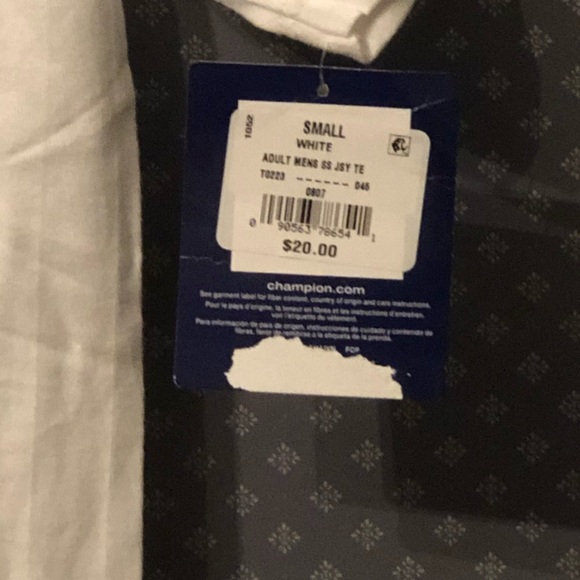 Champion T-shirt white small - Picture 2 of 4